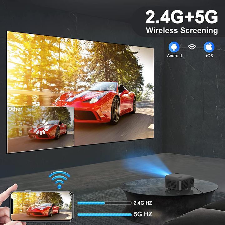 Actual product image Horlat Bluetooth Projector