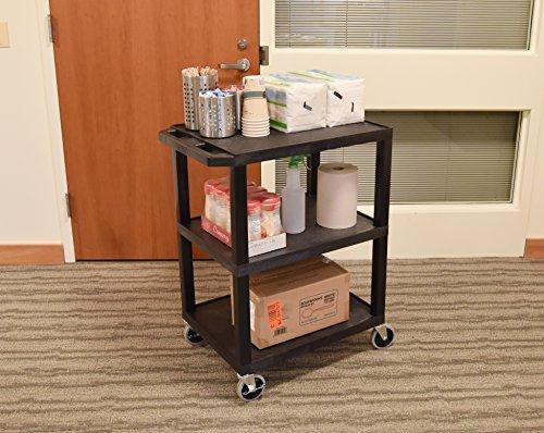Immagine prodotto Luxor Carrello multiuso Nero (150 kg, 3)
