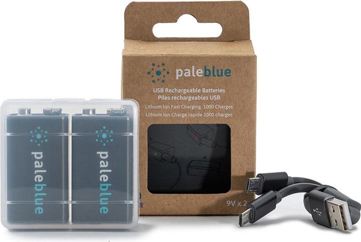 Image du produit Pale Blue PB-9V (2 pcs, 9V Block, 500 mAh)