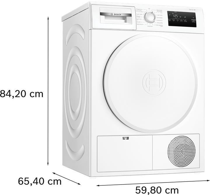 Produktbild Bosch Hausgeräte WTH83004 (8 kg, Rechts)