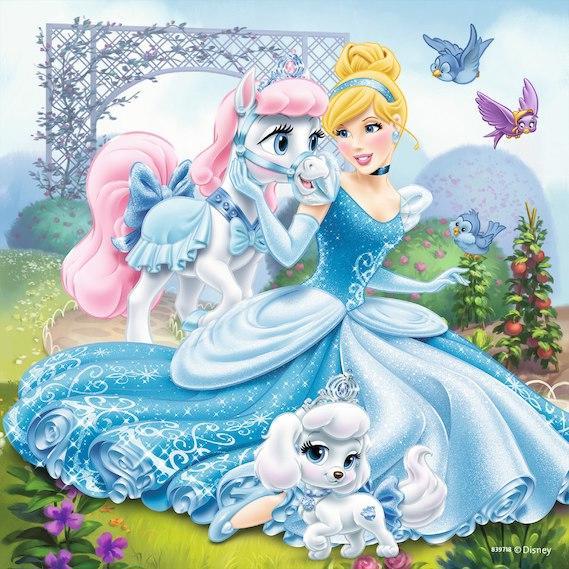 Produktbild Ravensburger Palace Pets - Belle, Cinderella und Rapunzel (49 Teile)