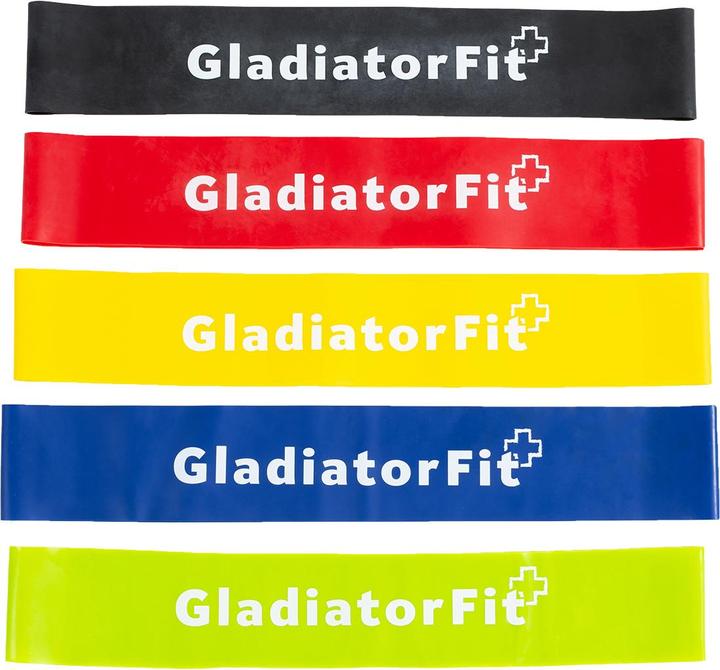 Actual product image Gladiatorfit Mini resistance band set "Loops (0.31 m, Medium, Strong)