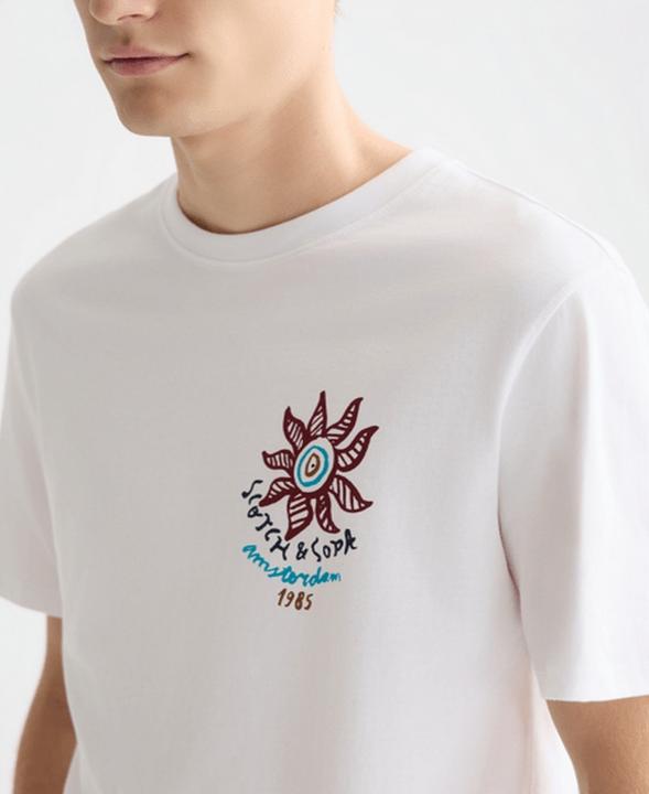 Actual product image Scotch & Soda Front And Back Artwork Regularfit Tshirt (M)
