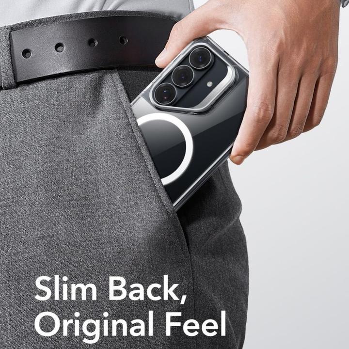 Actual product image ESR - Classic Hybrid HaloLock Kickstand - Samsung Galaxy S26 - Clear (Samsung Galaxy S26)