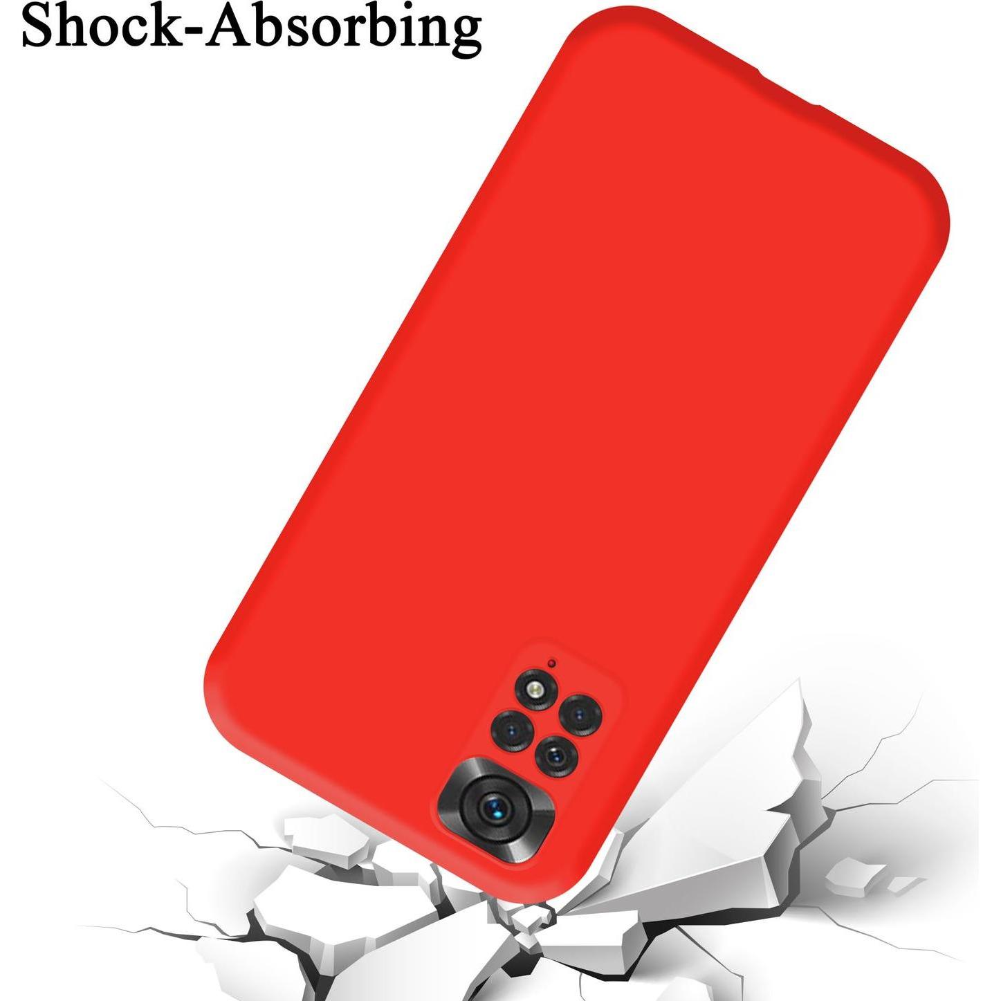 Thumbnail - Cadorabo TPU Liquid Silicone Case Hülle für Xiaomi RedMi NOTE 11 4G / 11S 4G (Xiaomi Redmi Note 11), Smartphone Hülle, R...