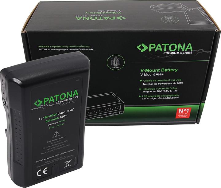 Image du produit Patona Sony BP-95W V-Mount (Batterie de l'appareil photo)
