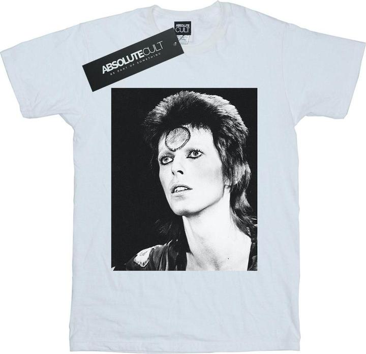 Immagine prodotto David Bowie Ziggy Looking Maglietta Ampia Donna (XXL)
