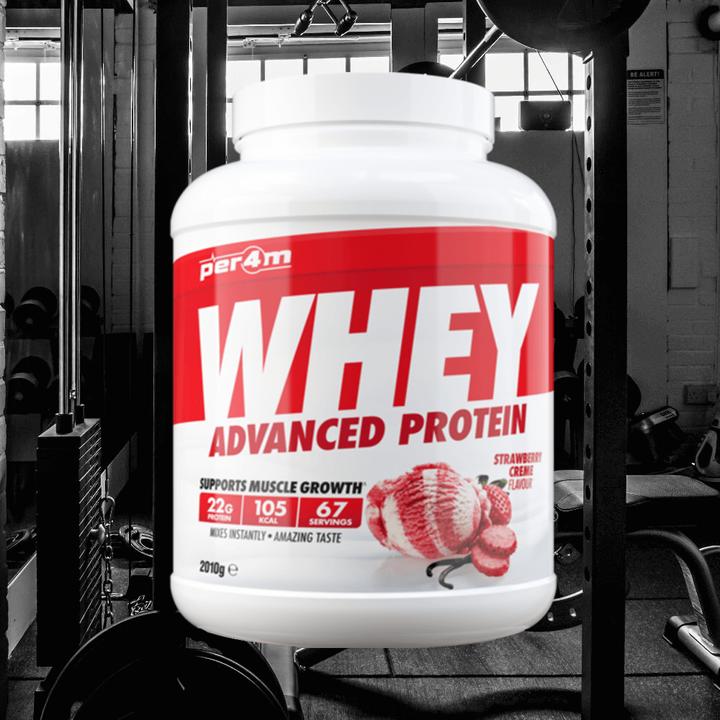 Produktbild Per4m Whey Advanced Protein (2010 g, Erdbeere)
