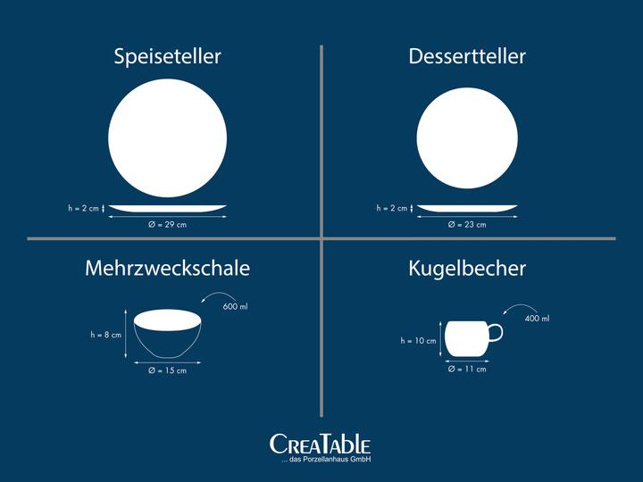 Actual product image CreaTable Fjord (16 pcs.)