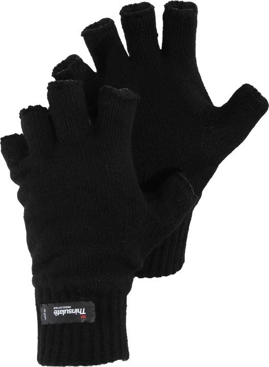 Actual product image Universal Textiles Winter Thinsulate Heatguard gloves fingerless (M, L)