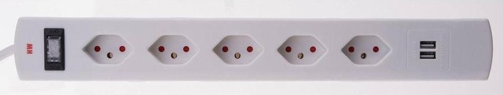 Produktbild Max Hauri Safety Line (5 x, USB-A, Typ 13, 2 m)