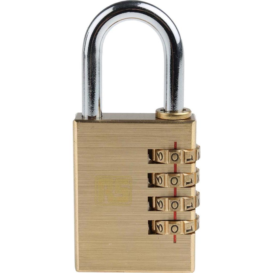 Rs Pro, Vorhängeschloss, Brass Combination Padlock 40mm