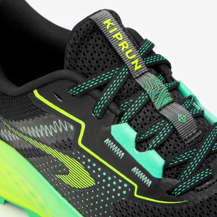 Image du produit Kiprun Chaussures de course Trailrunning Crosslauf Enfants - K500 Grip noir/vert (35)