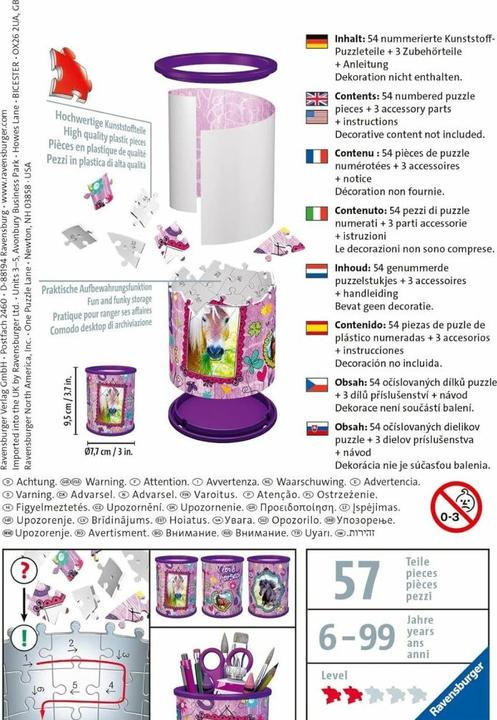 Produktbild Ravensburger Utensilo Pferde (54 Teile)