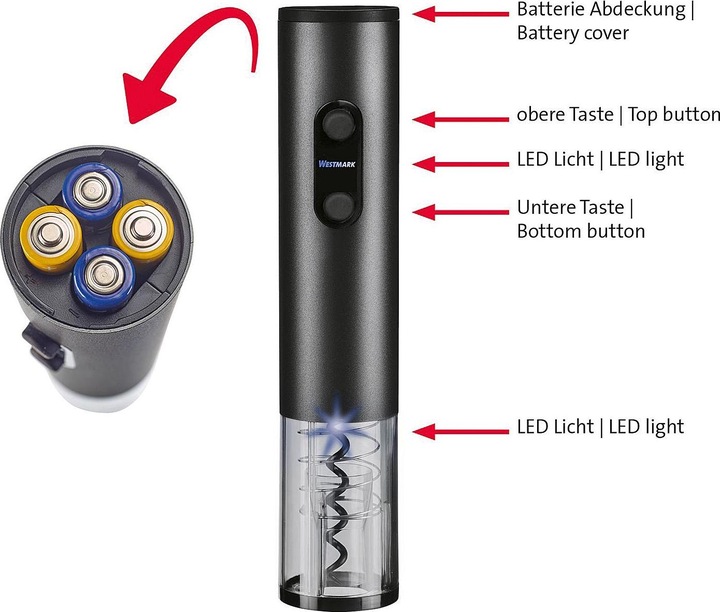 Actual product image Westmark Vasco (Electric corkscrew)