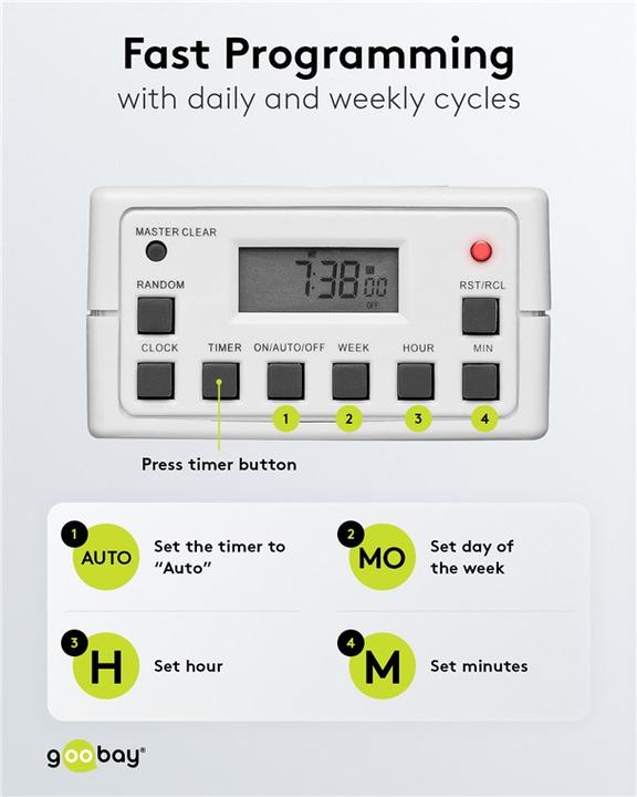 Immagine prodotto Goobay timer