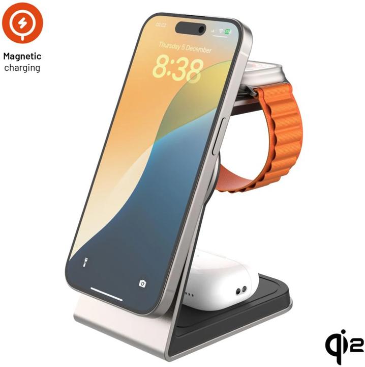 Produktbild Fixed MagPowerstation Alu 2 (30 W)