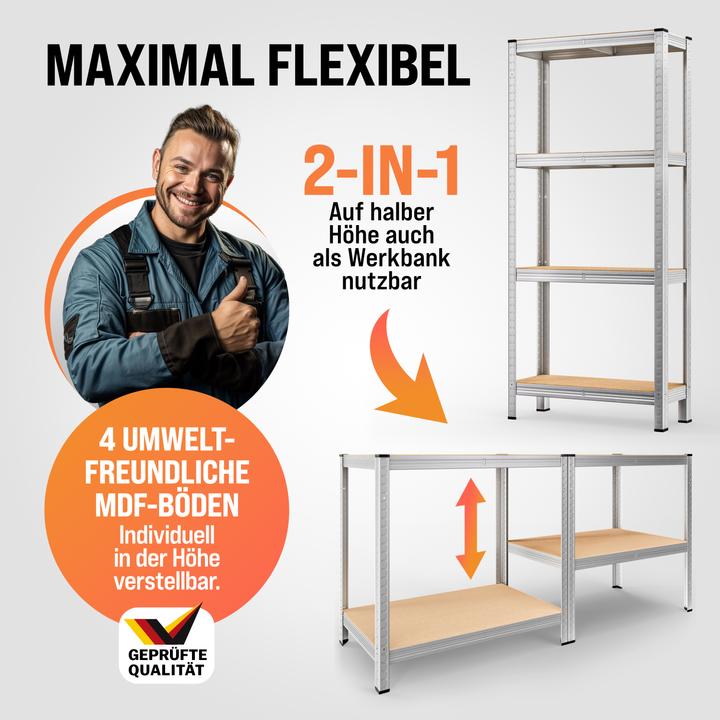 Actual product image Monzana Heavy duty shelving