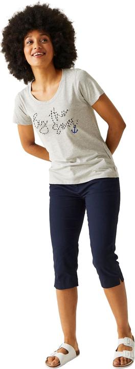 Actual product image Regatta Womens/Ladies Filandra VIII Text Marl T-Shirt (36)