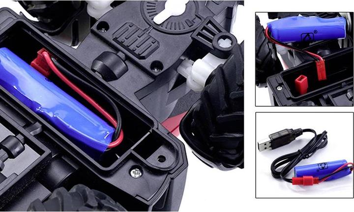 Immagine prodotto Amewi Trattore Rc Con Carro Bestiame, Suoni E Luci, 1:24 Rtr (RTR pronto all'uso)