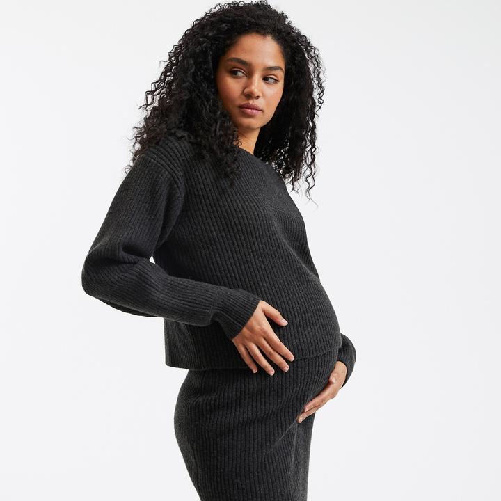 Actual product image La Redoute Collections Grobstrickpullover für die Schwangerschaft (L)