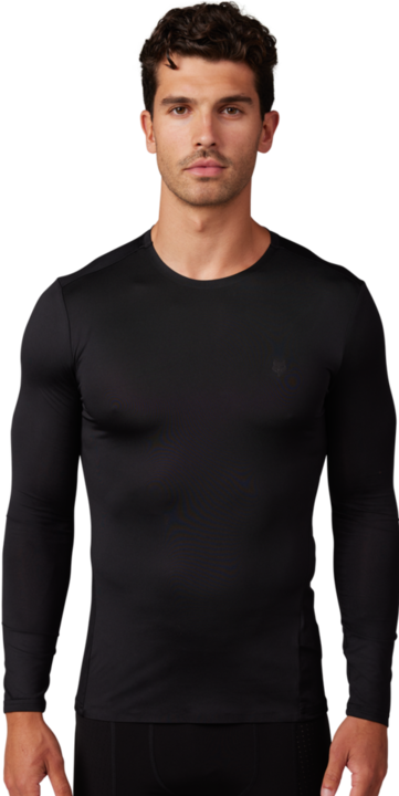 Image du produit Fox Tee 23 Tecbase Ls Shirt Blk 2x (XXL)