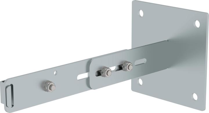 Immagine prodotto Munk Staffa a muro con morsetto, regolabile da 275 a 375 mm, acciaio zincato