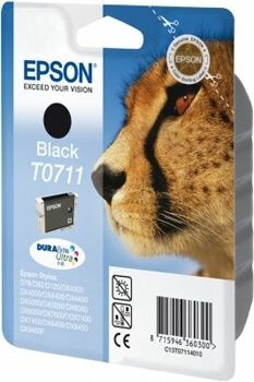 Actual product image Epson T0711 Twin Pack - 2-pack - high capacity (FC)
