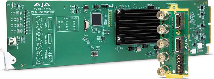 Actual product image AJA OG-Hi5-4K-Plus (Cable conduit)