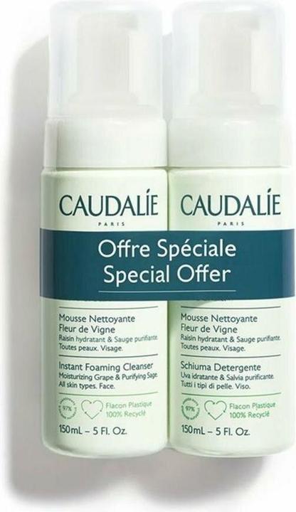 Image du produit Caudalie Duo Vinoclean Fleur Vigne (Mousse nettoyante, 300 ml)