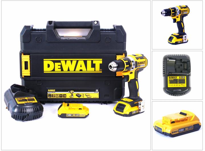 Image du produit DeWalt Perceuse compacte sans balais 18V 2Ah (Fonctionnement sur batterie)