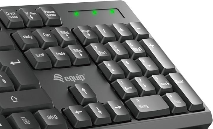 Actual product image equip Wireless combi keyboard+mouse, black, Italian (IT, Wireless)