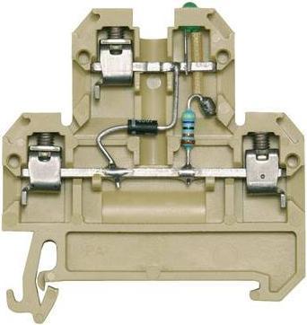 Weidmüller Indikator-Reihenklemme 0,5-4qmm LED 0210060000