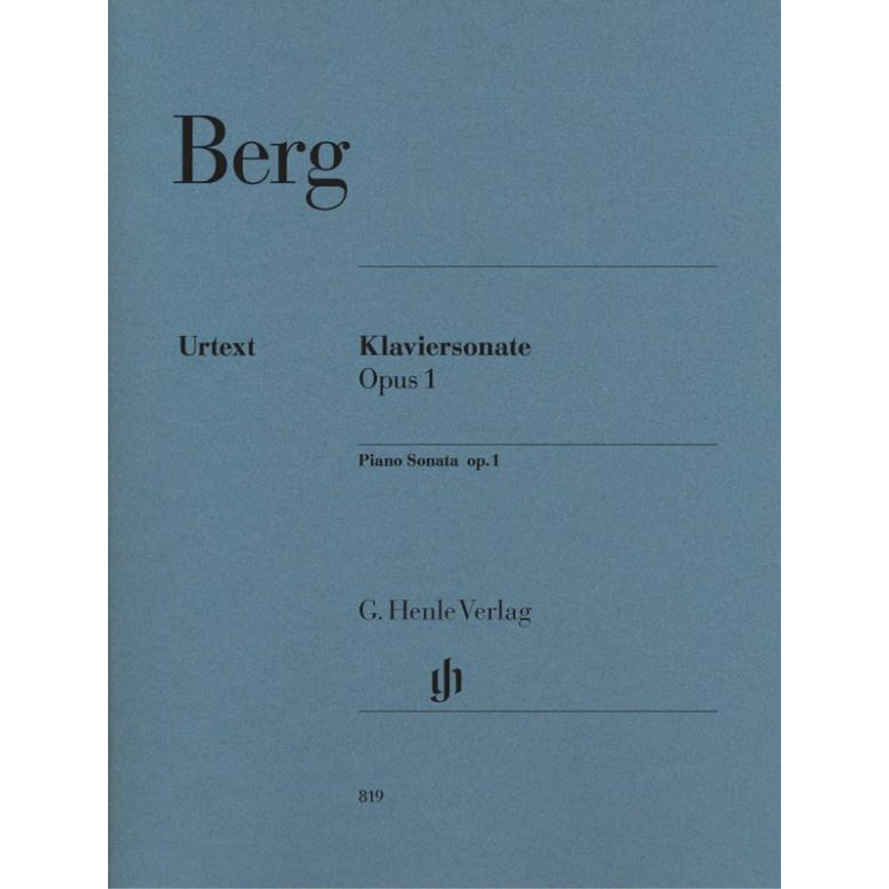 Klaviersonate op. 1, Sachbücher von Alban Berg, Ullrich Scheideler