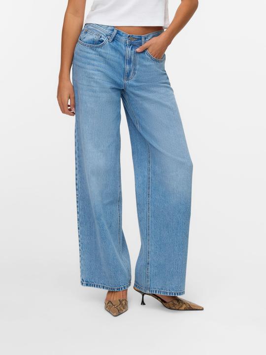 Produktbild Vero Moda VMLULLU Niedrige Taille Weiter Beinschnitt Jeans Weit geschnitten (W28/L30)