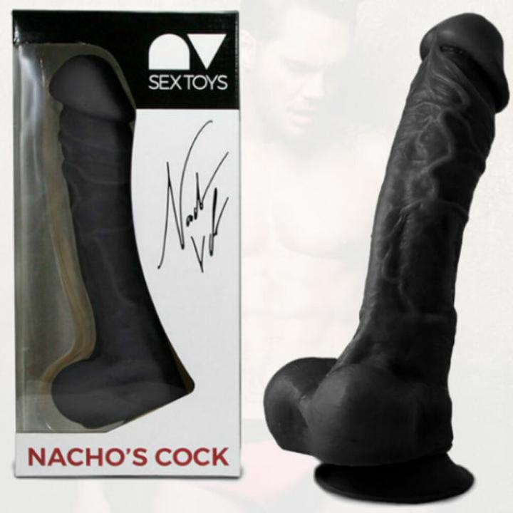 Actual product image Nacho Vidal Replica Pene 24cm Black
