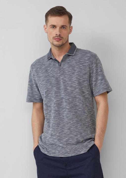 Actual product image S.Oliver Polo-Shirt Flammgarn-Poloshirt mit Doppelkragen (XL)