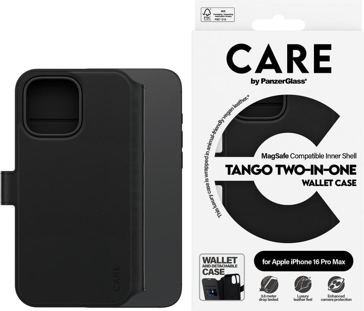 Produktbild PanzerGlass CARE Tango Two-in-One Wallet Case (Apple iPhone 16 Pro Max)