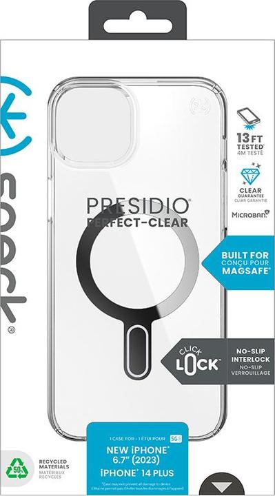 Produktbild speck Klare iPhone 15 Plus Hulle (Apple iPhone 14 Plus, Apple iPhone 15 Plus)