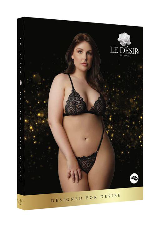 Actual product image Le Désir Magic Lace Velvet Lingerie Set (One size)