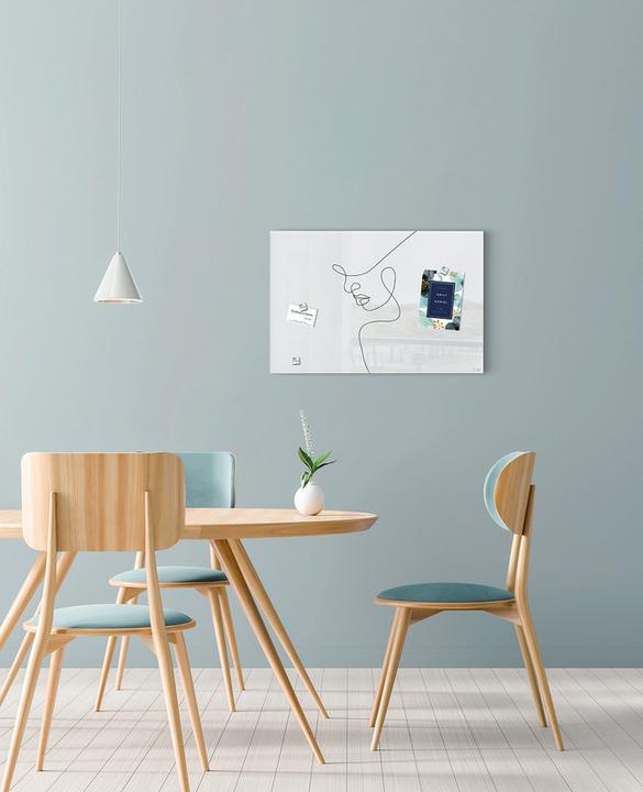 Image du produit Sigel Tableau magnétique en verre Artverum avec design (Tableau magnétique, 60 x 40 cm)