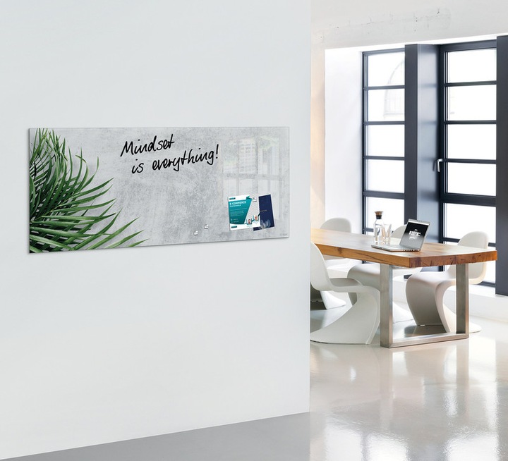 Immagine prodotto Sigel Lavagna magnetica in vetro Artverum con design (Calamita, 130 x 55 cm)