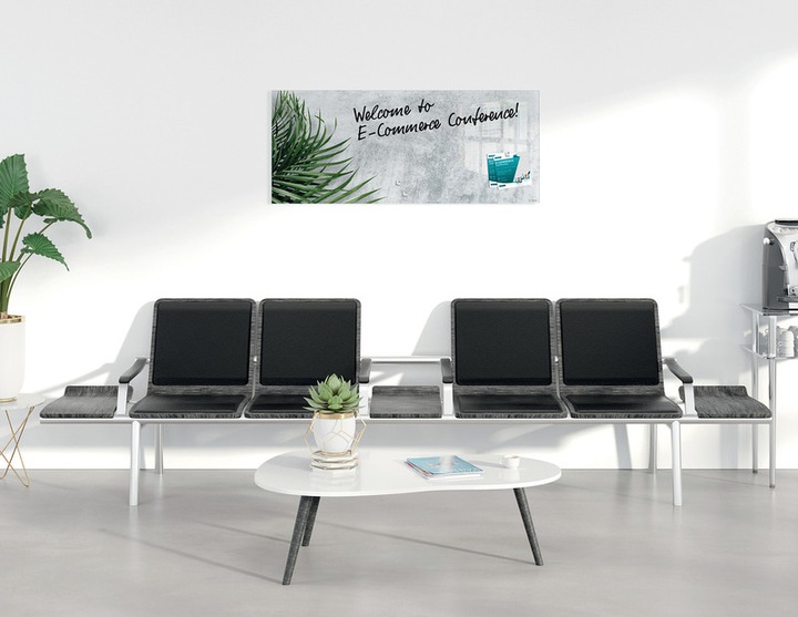 Immagine prodotto Sigel Lavagna magnetica in vetro Artverum con design (Calamita, 130 x 55 cm)