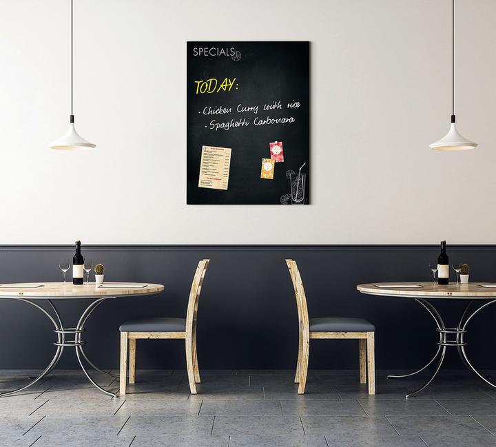 Image du produit Sigel Tableau magnétique en verre Artverum avec design (Tableau magnétique, 90 x 120 cm)
