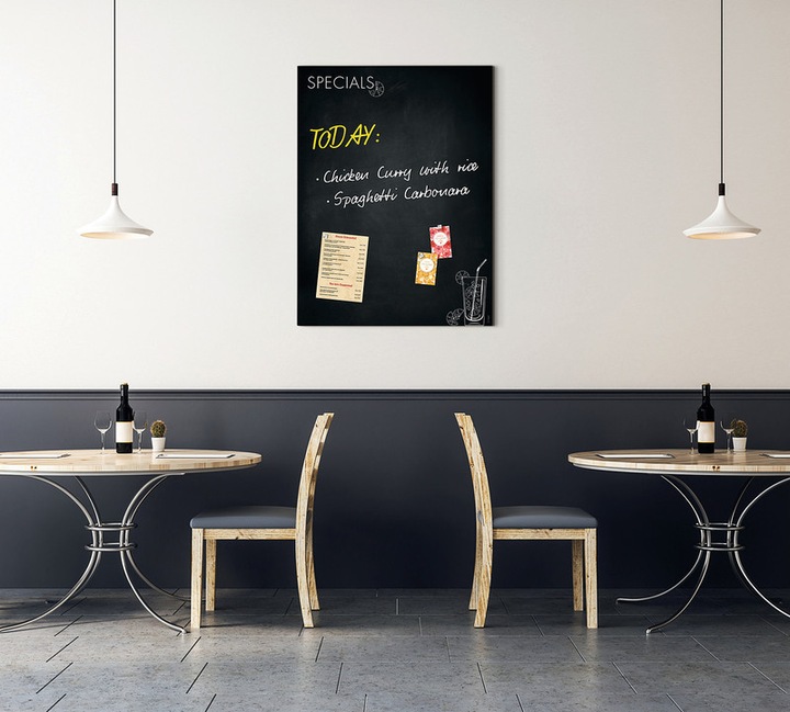 Image du produit Sigel Tableau magnétique en verre Artverum avec design (Tableau magnétique, 90 x 120 cm)