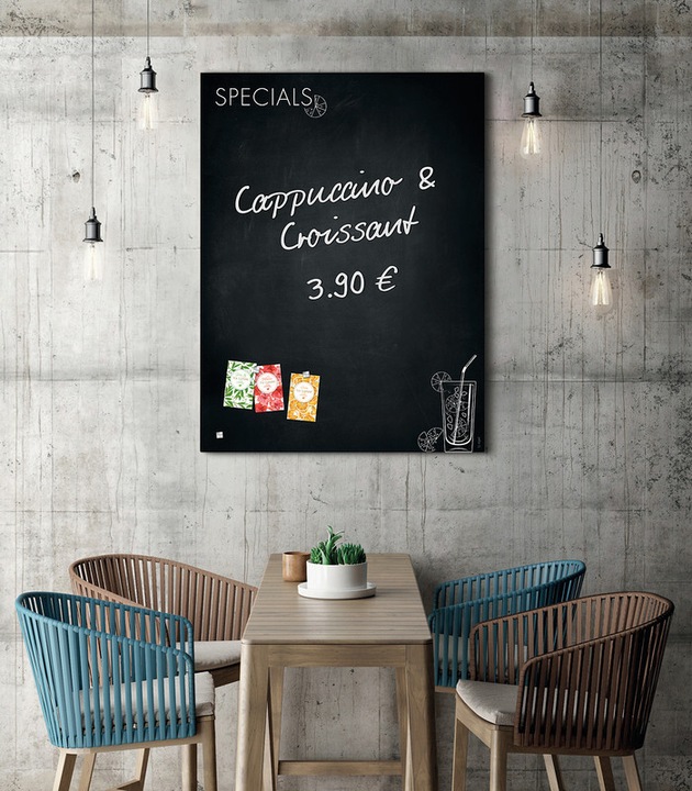 Image du produit Sigel Tableau magnétique en verre Artverum avec design (Tableau magnétique, 90 x 120 cm)