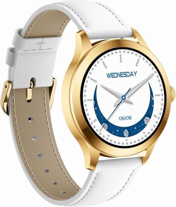 Actual product image Gravity Smartwatch Smartwatch Biało-Złoty 2 Paski GT25-2 PRO (38 mm)