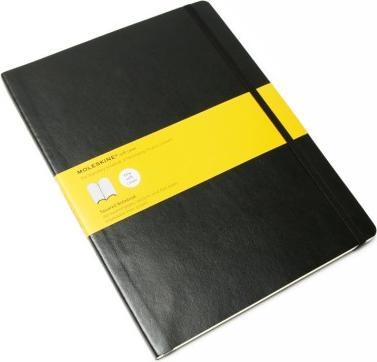 Actual product image Moleskine Notebook Classic Soft XLarge (19 x 25 cm, Checked, Soft cover)