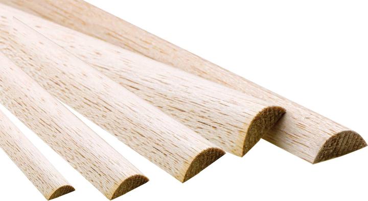 Actual product image Modellbau Lindinger Balsa leading edge 8x8x1000mm symmetrical