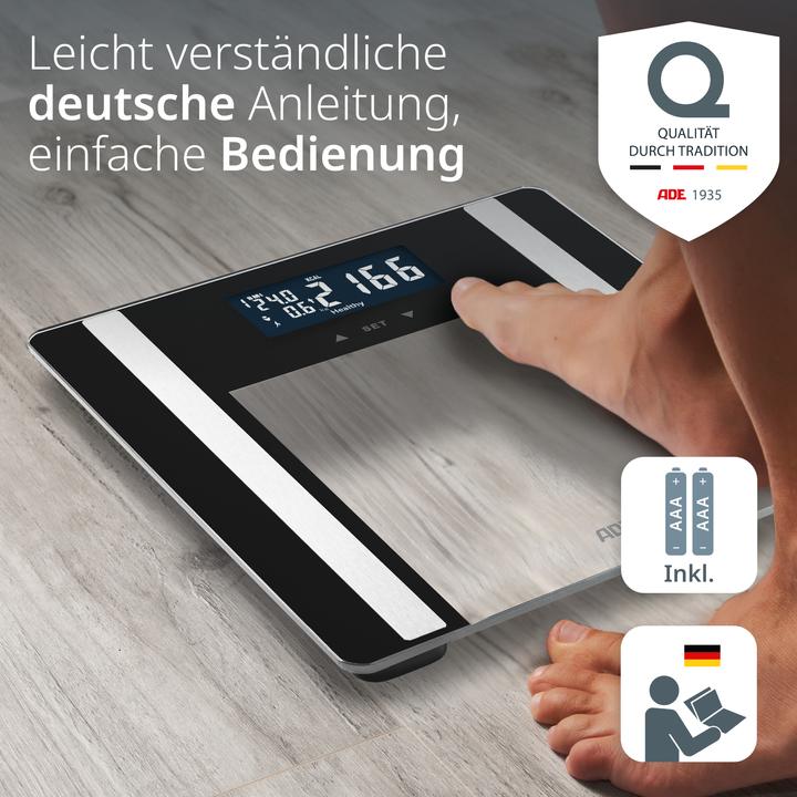 Produktbild ADE Körperanalysewaage Ines (200 kg)